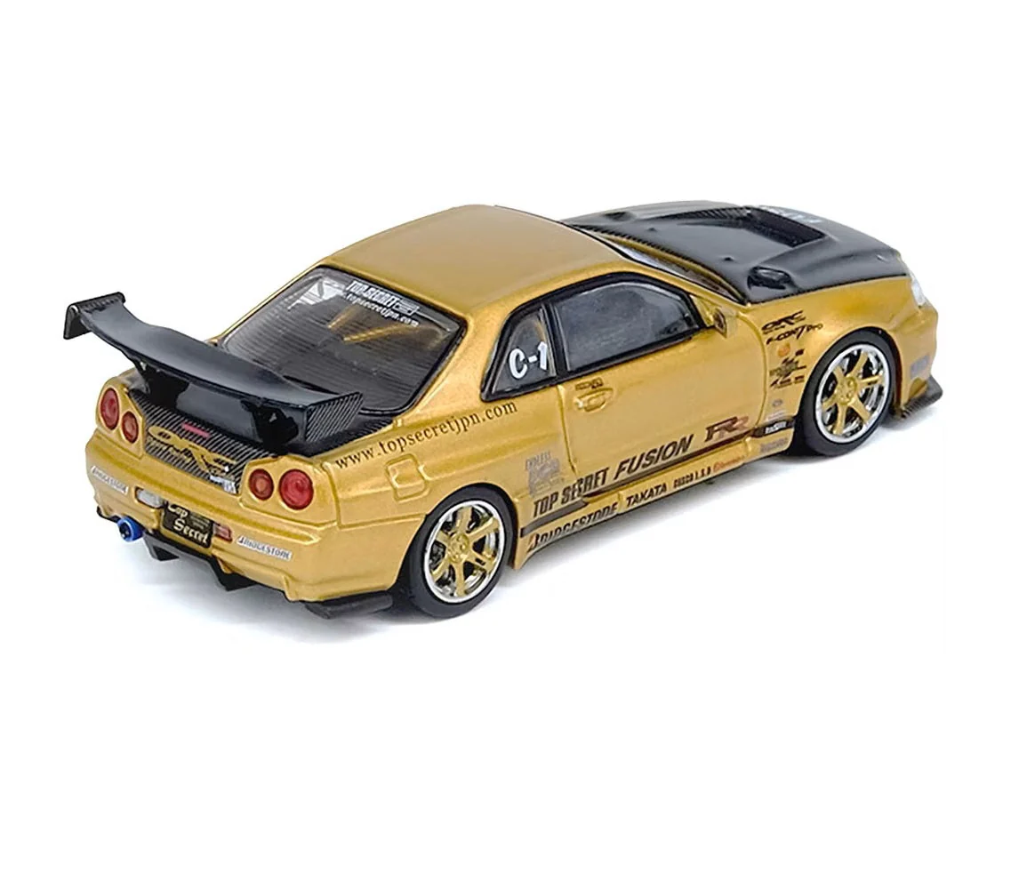 Nissan TOP SECRET R34 GT-R Gold - 02