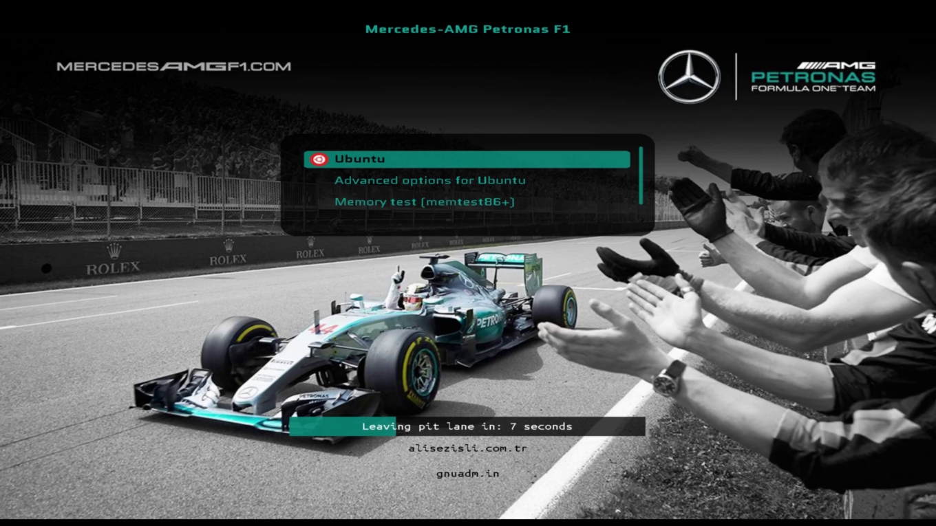 Mercedes-AMG Petronas F1 GRUB Theme